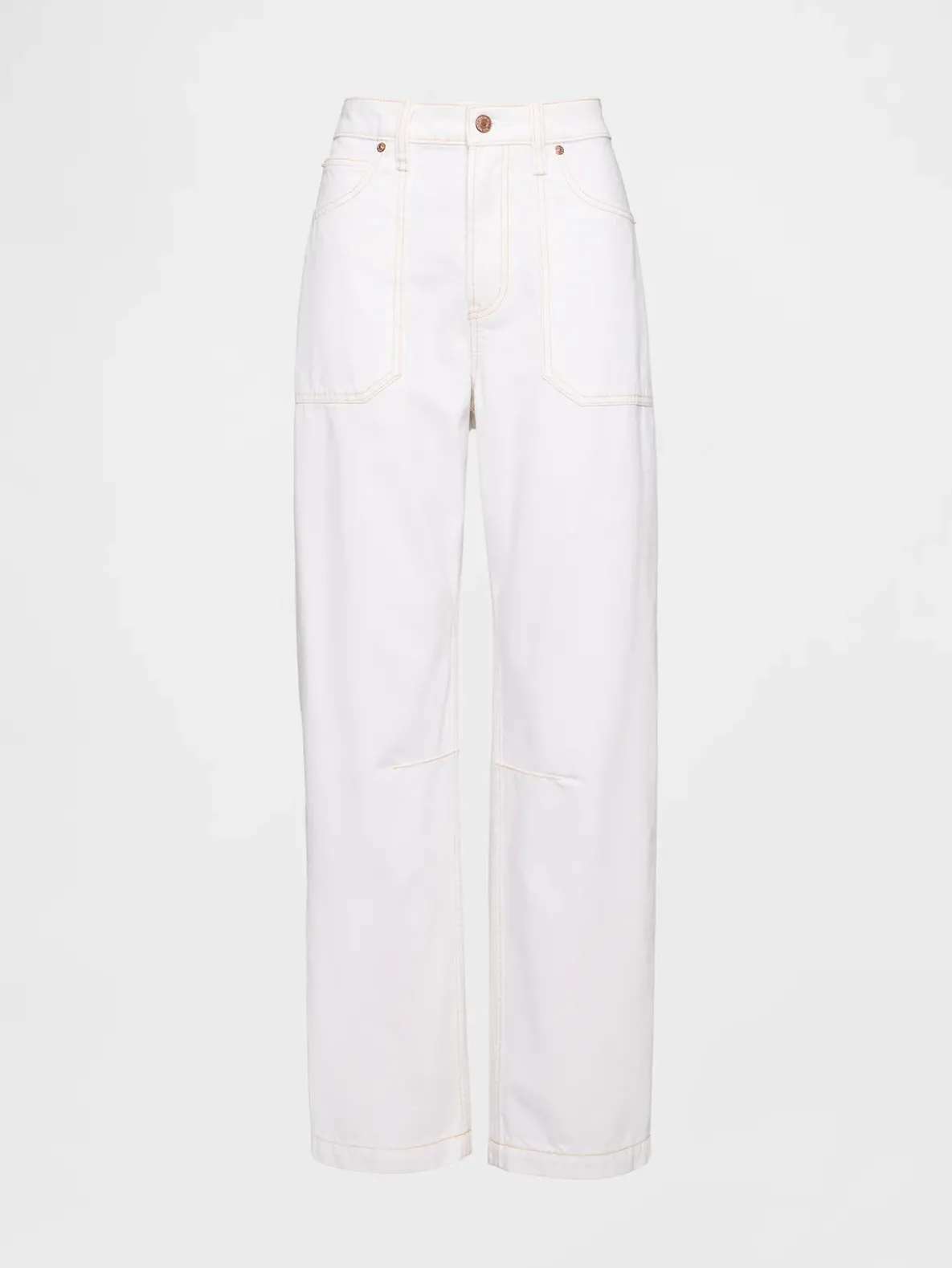 Curvy High Rise Barrel Jeans