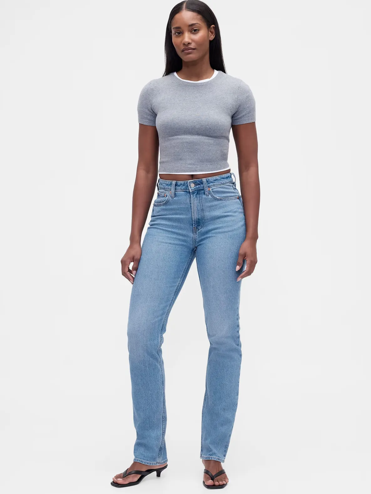 Curvy High Rise '90s Slim Straight Jeans