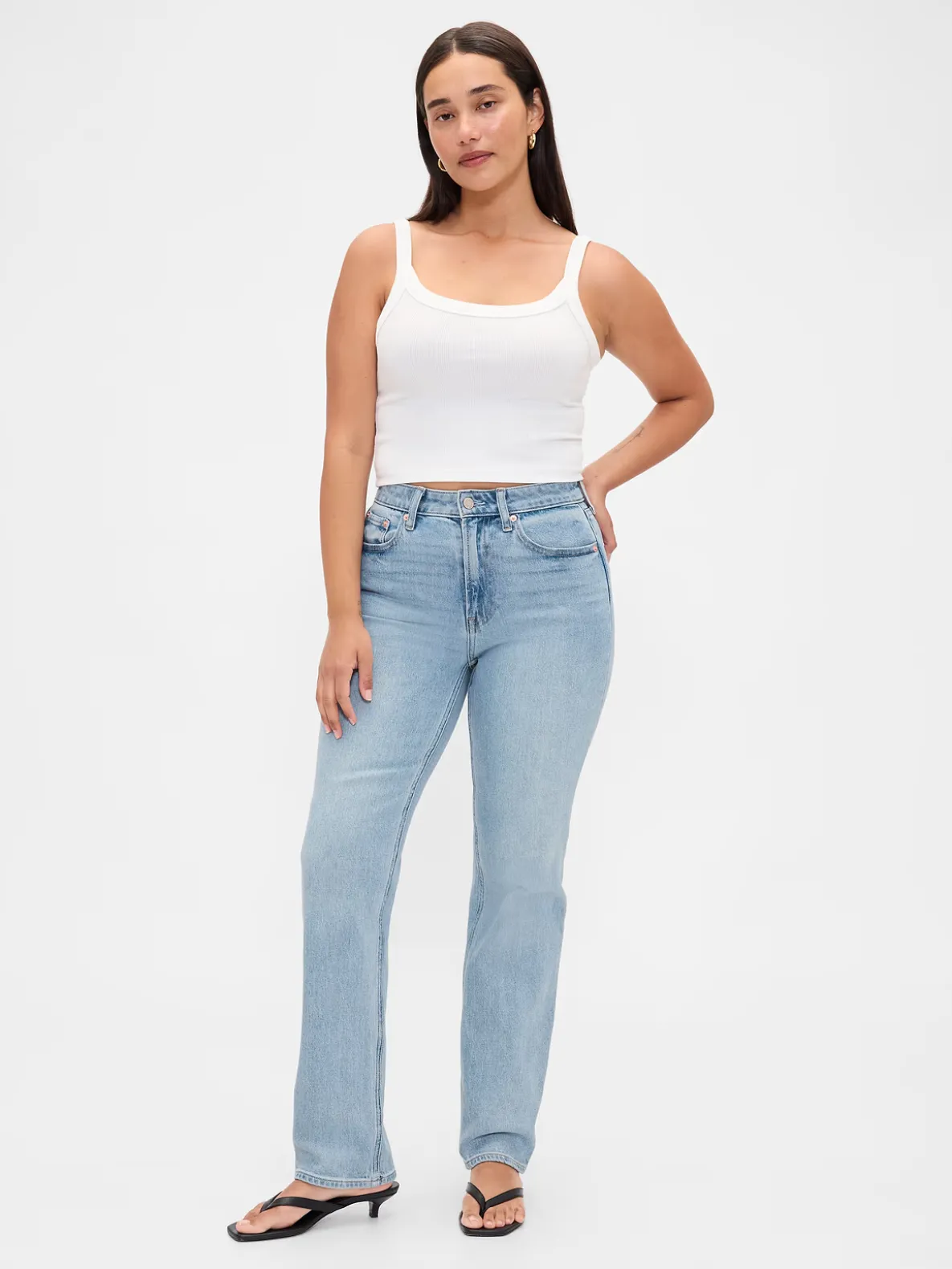 Curvy High Rise '90s Slim Straight Jeans