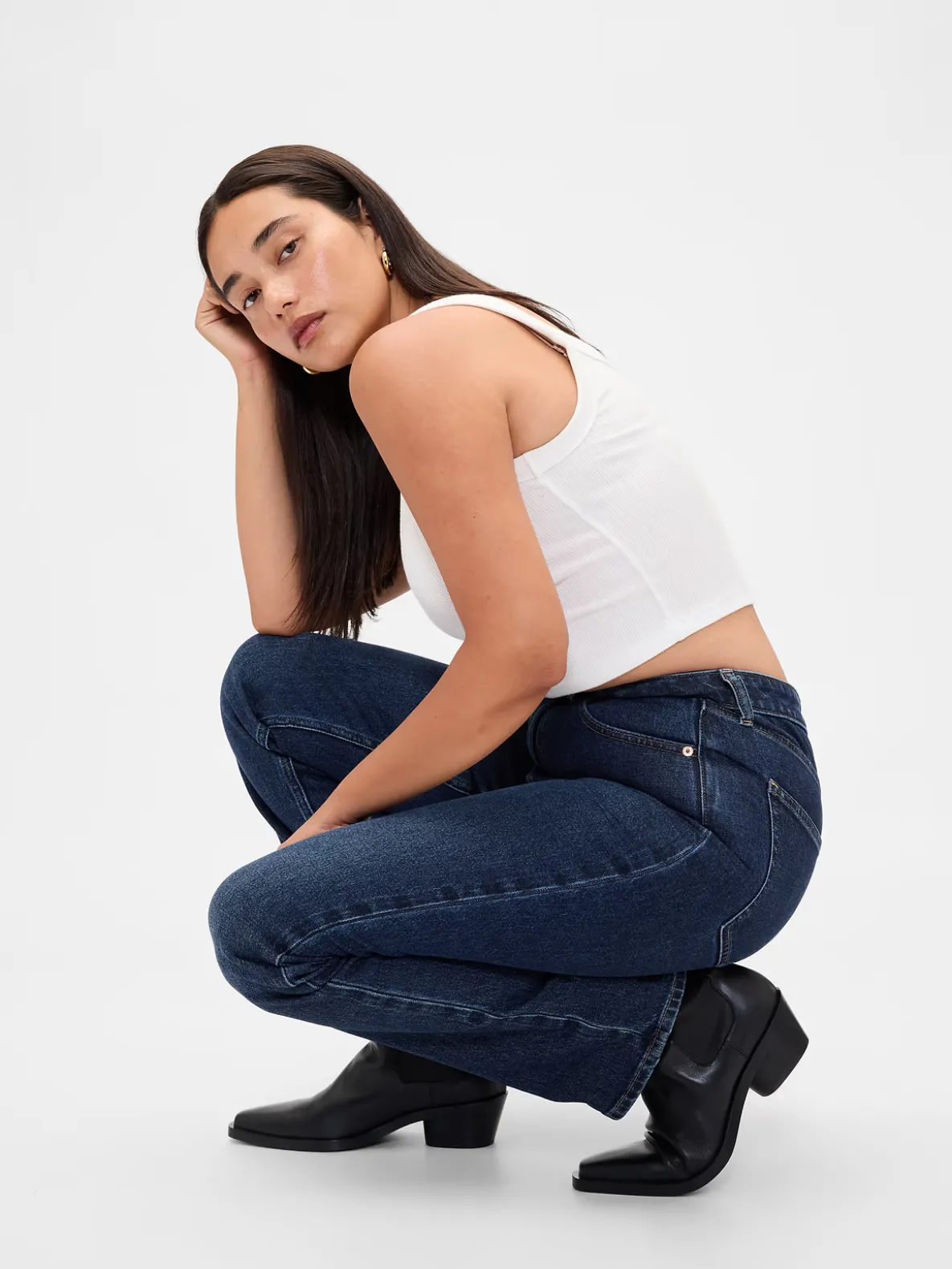 Curvy High Rise '90s Slim Straight Jeans