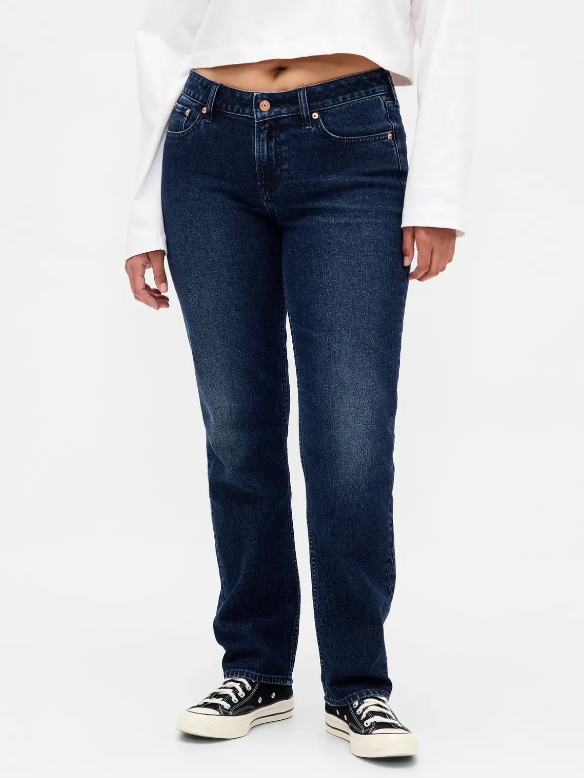 Curvy Low Rise '90s Slim Straight Jeans
