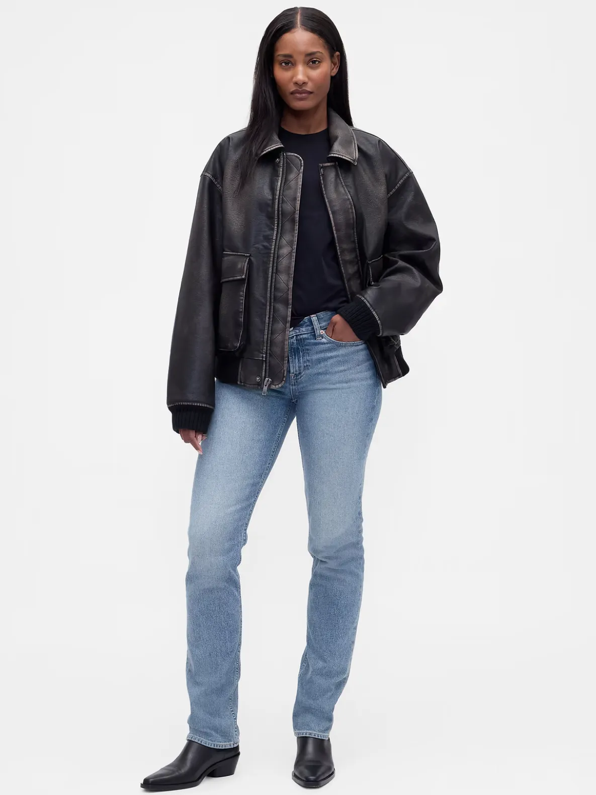 Curvy Low Rise '90s Slim Straight Jeans