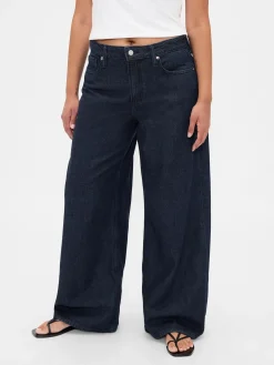 Curvy Mid Rise UltraSoft Baggy Jeans