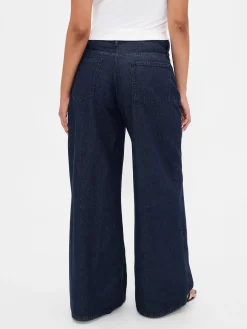 Curvy Mid Rise UltraSoft Baggy Jeans