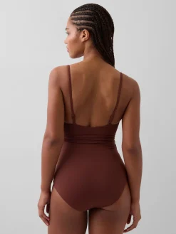 Cutout Wrap One-Piece Swimsuit