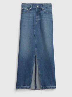 Denim Maxi Skirt