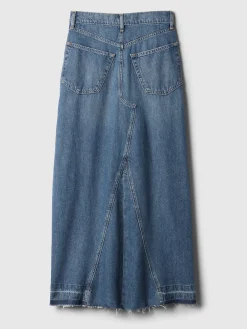 Denim Maxi Skirt