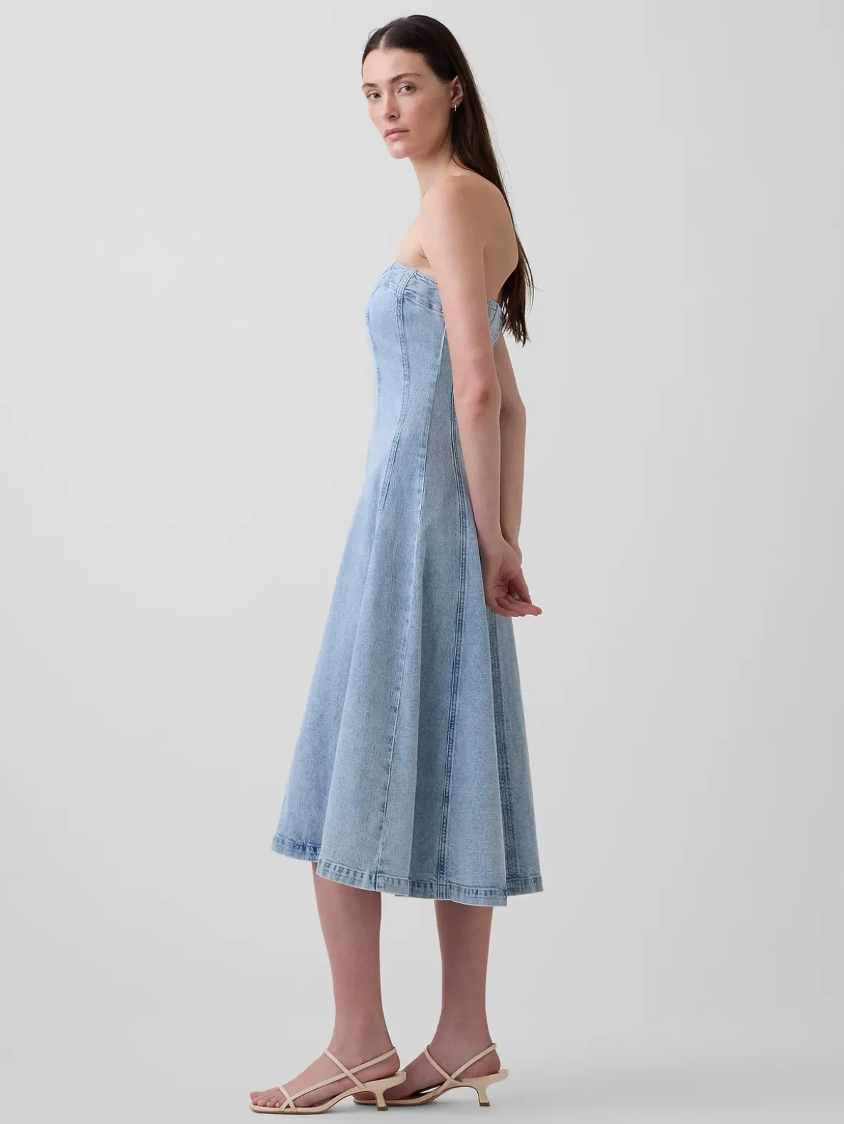 Denim Midi Dress