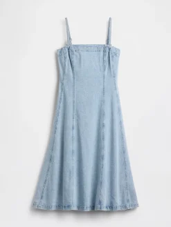 Denim Midi Dress