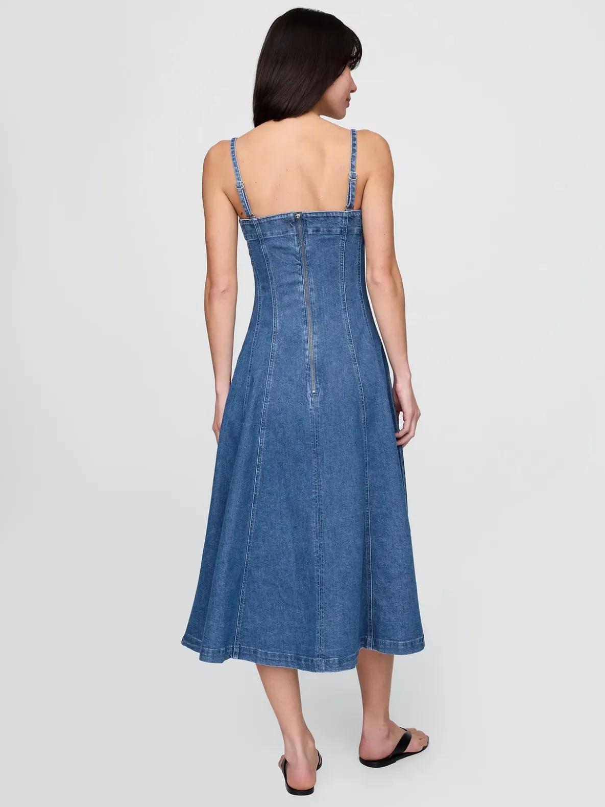Denim Midi Dress