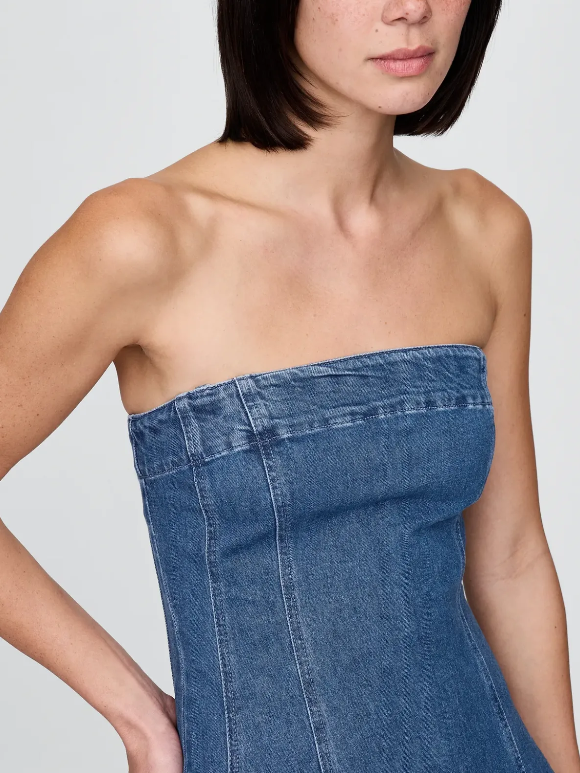Denim Midi Dress