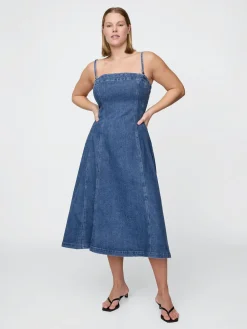 Denim Midi Dress