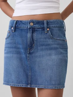Denim Mini Skirt