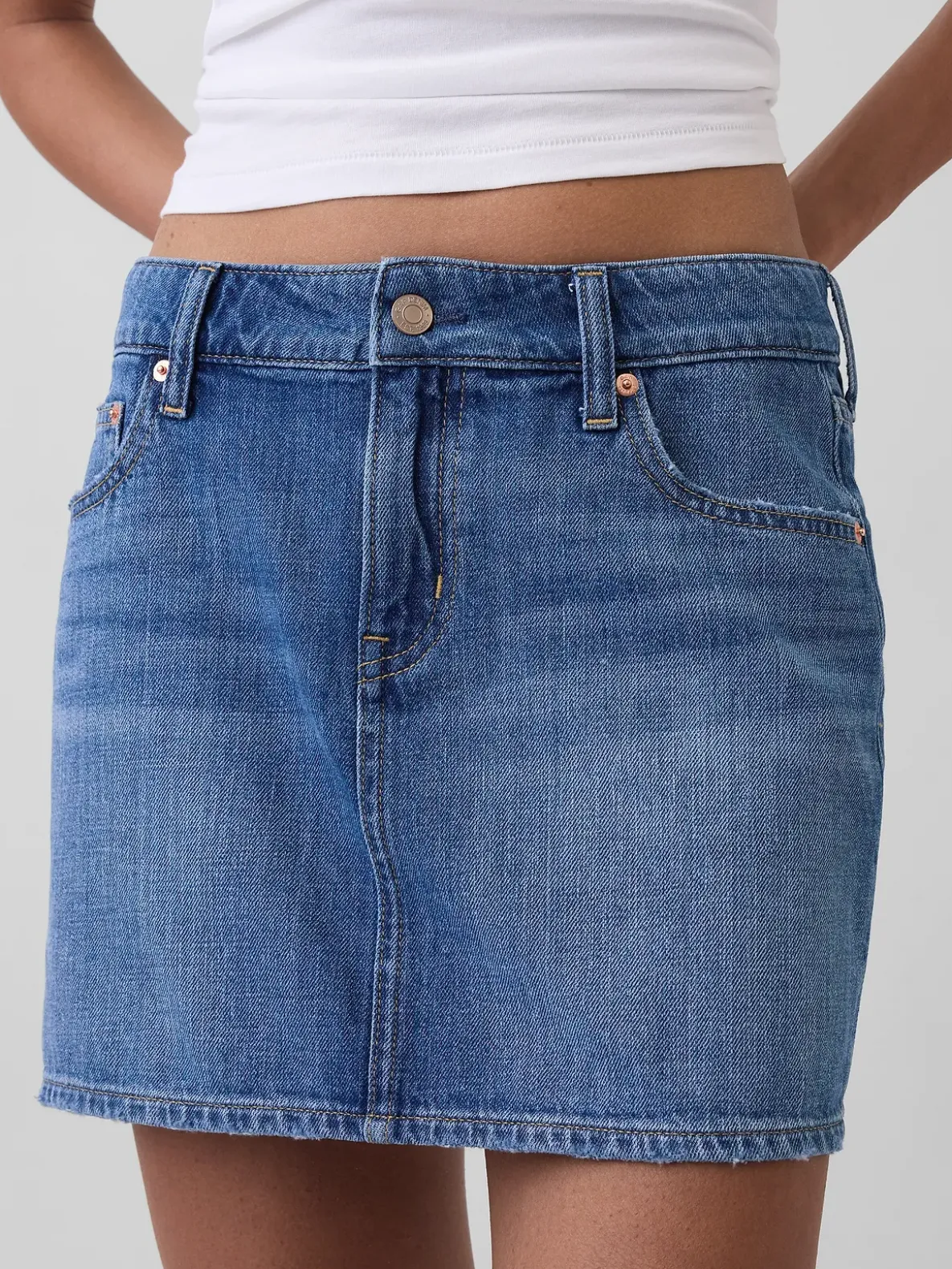 Denim Mini Skirt