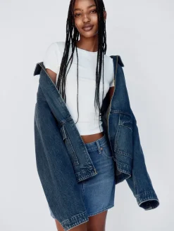 Denim Mini Skirt