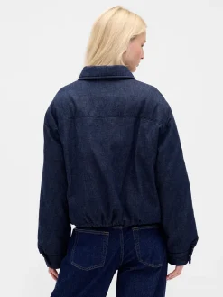Denim Puffer Jacket