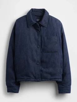 Denim Puffer Jacket