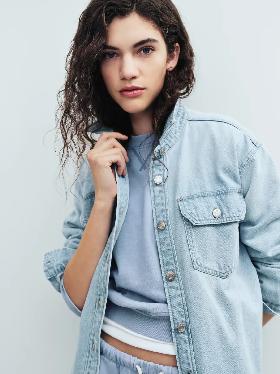 Denim Western Shirt Jacket