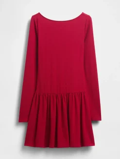 Drop-Waist Mini Dress