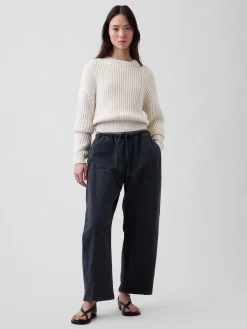 Easy Double-Knee Barrel Pants