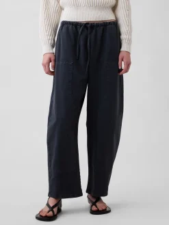 Easy Double-Knee Barrel Pants