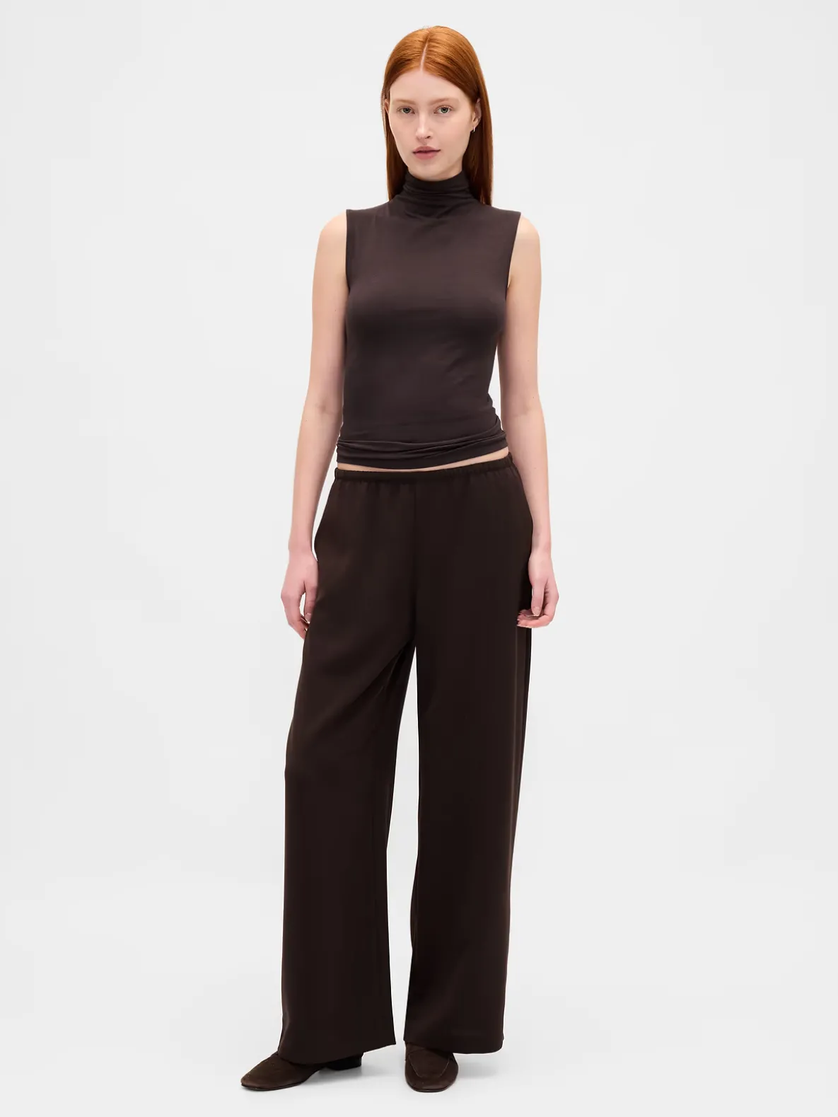 Easy Wide-Leg Pants