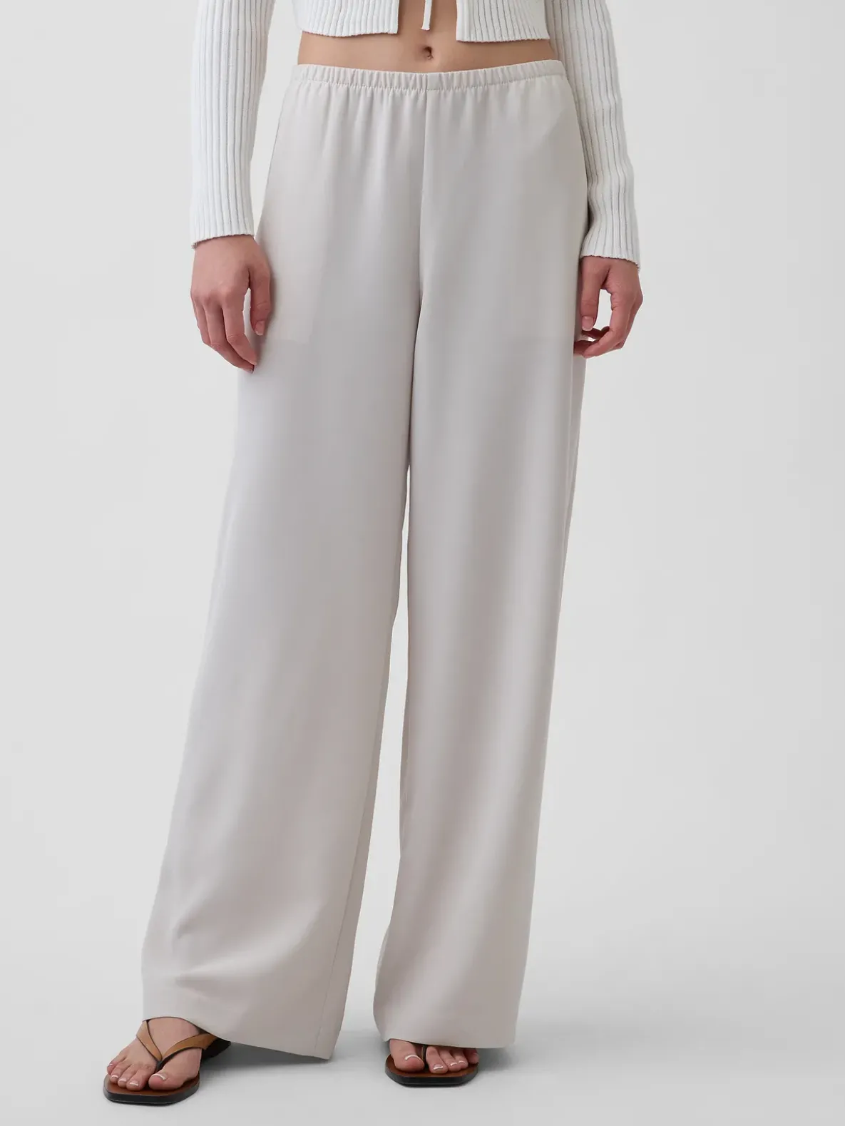 Easy Wide-Leg Pants