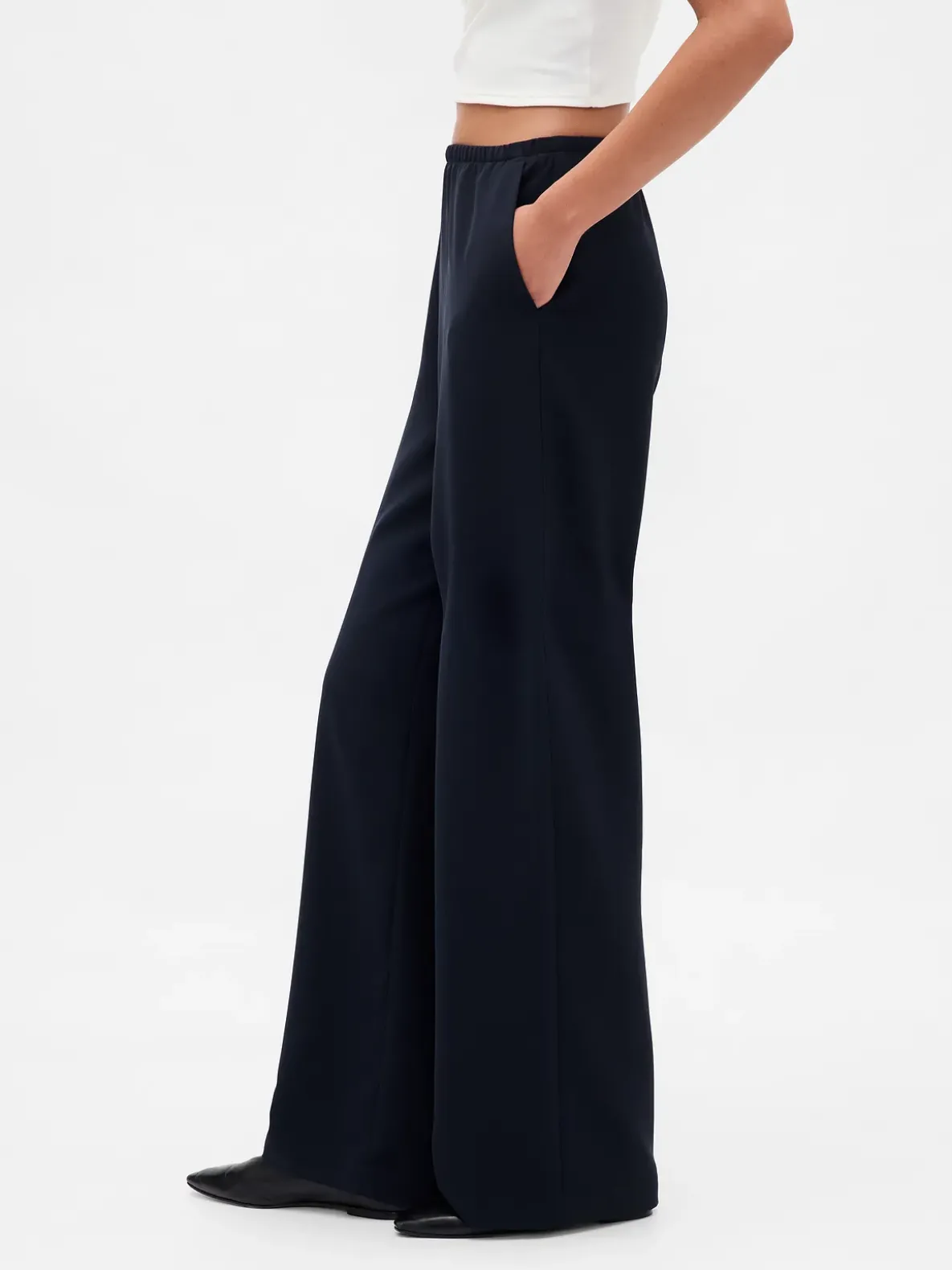 Easy Wide-Leg Pants