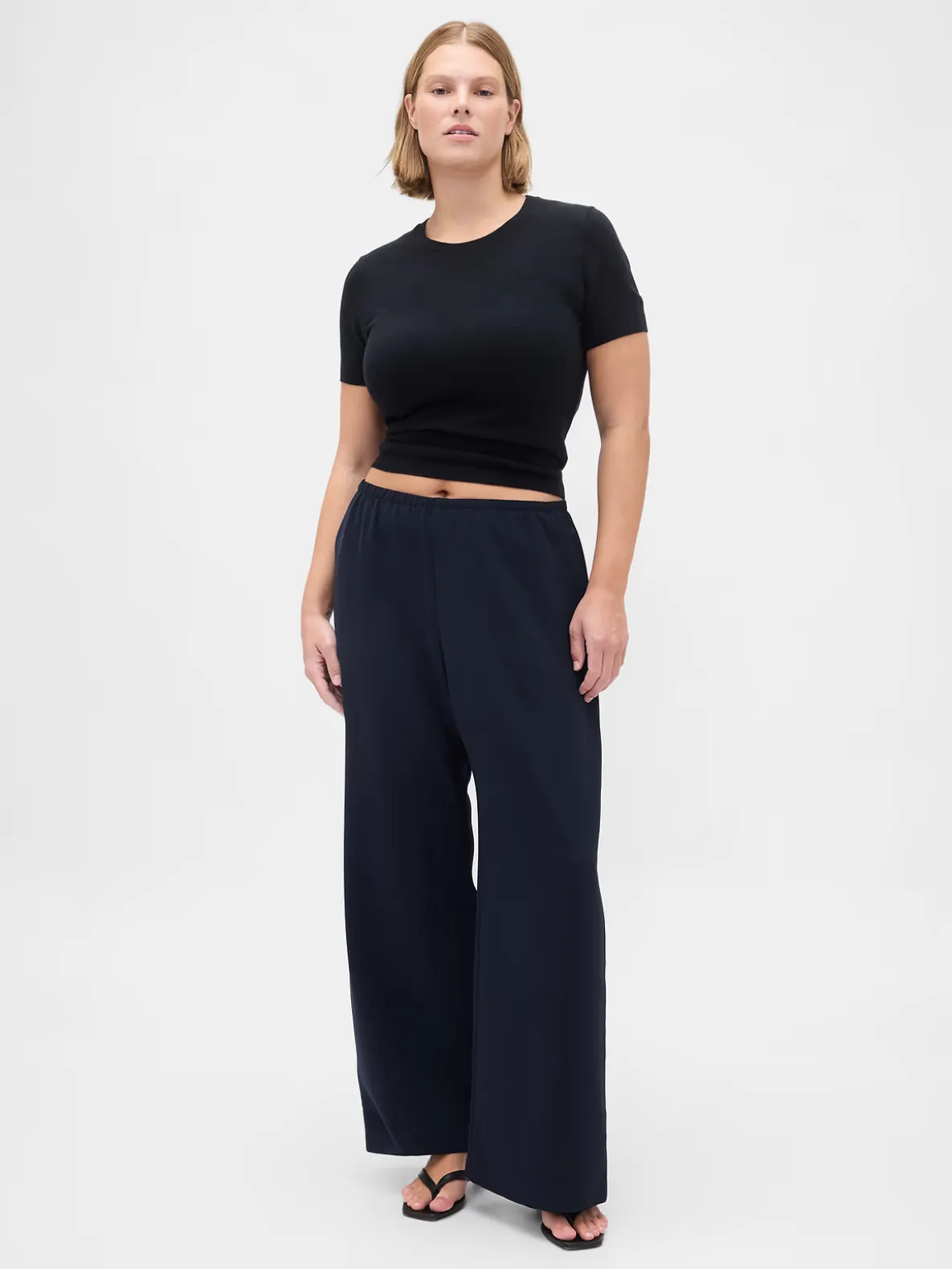 Easy Wide-Leg Pants