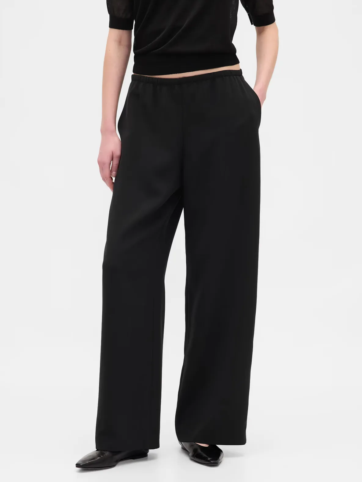 Easy Wide-Leg Pants
