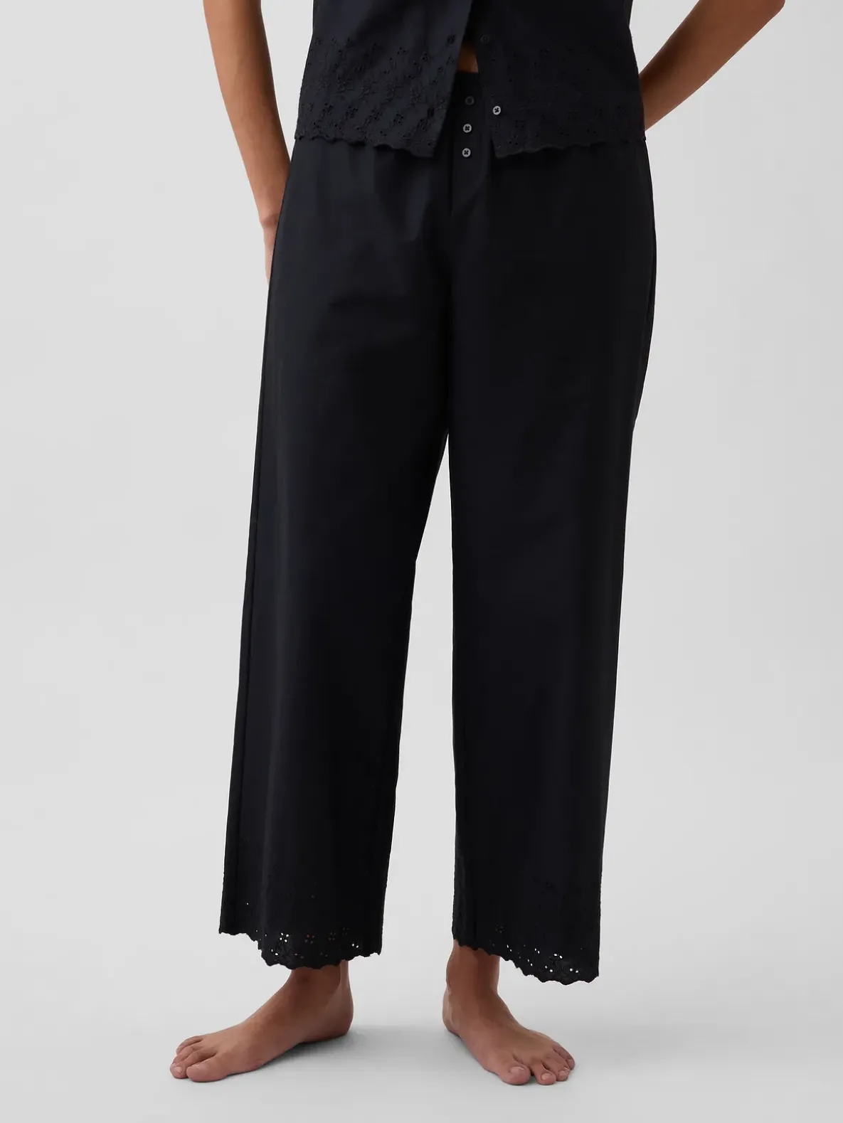 Embroidered PJ Pants
