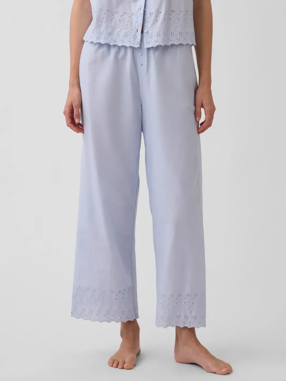 Embroidered PJ Pants