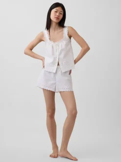 Embroidered PJ Shorts