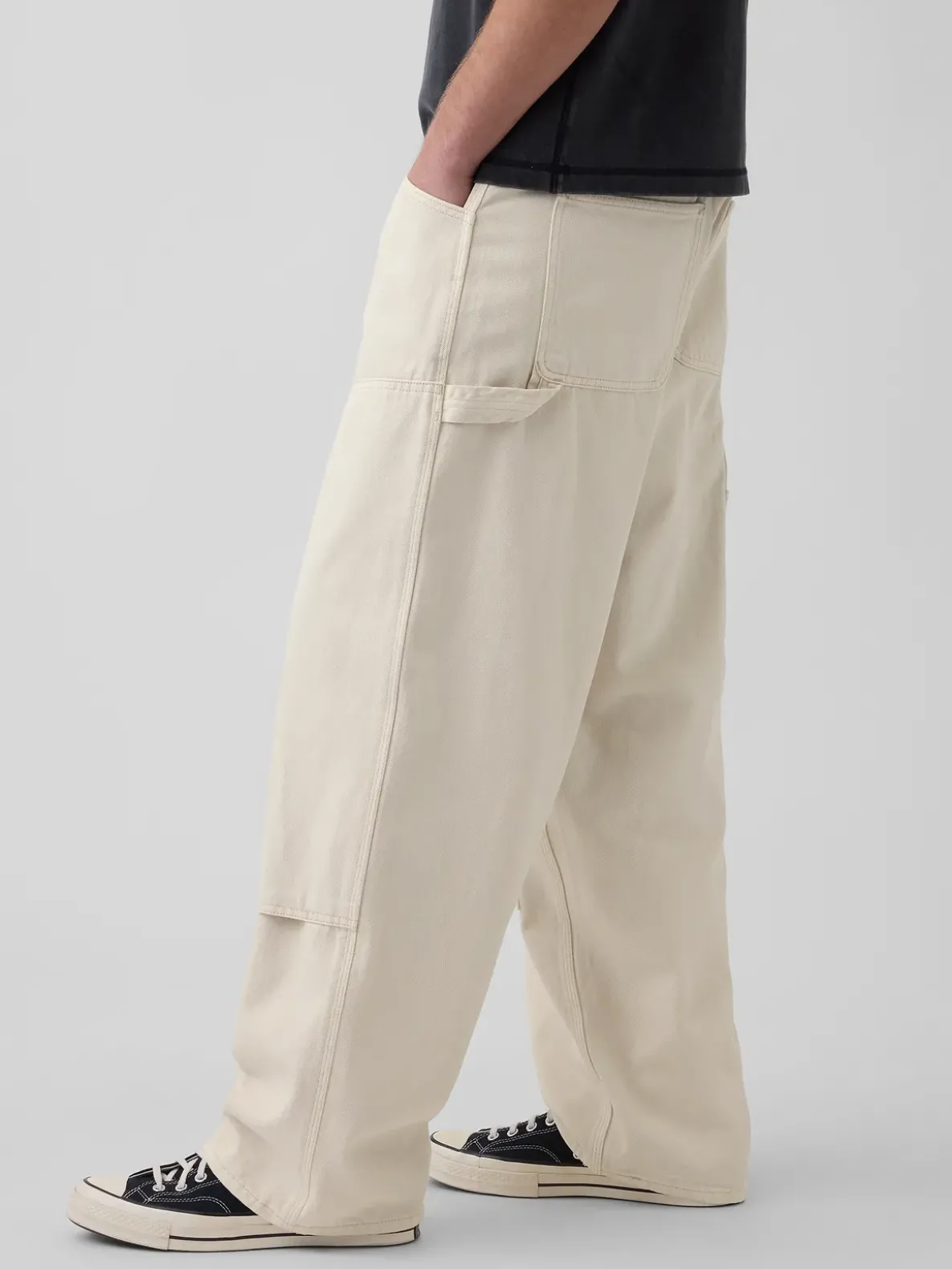 Extra Baggy Double-Knee Carpenter Jeans
