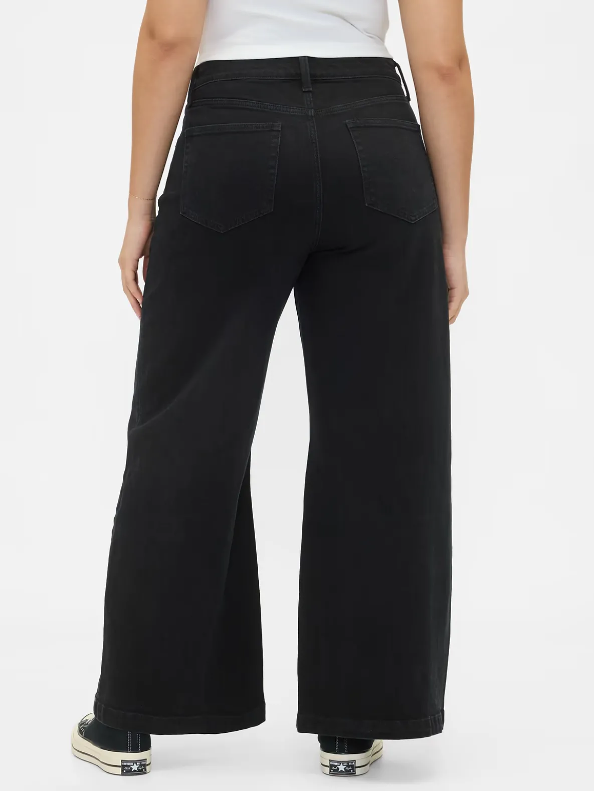 Extra High Rise Stride Wide-Leg Jeans