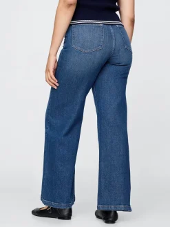 Extra High Rise Stride Wide-Leg Jeans