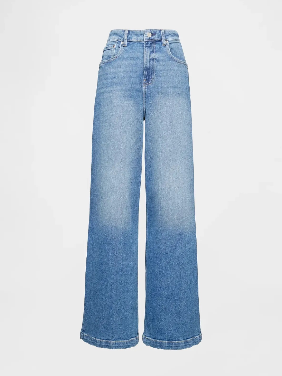 Extra High Rise Stride Wide-Leg Jeans