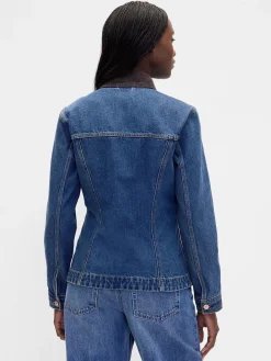 Fitted Longline Denim Jacket