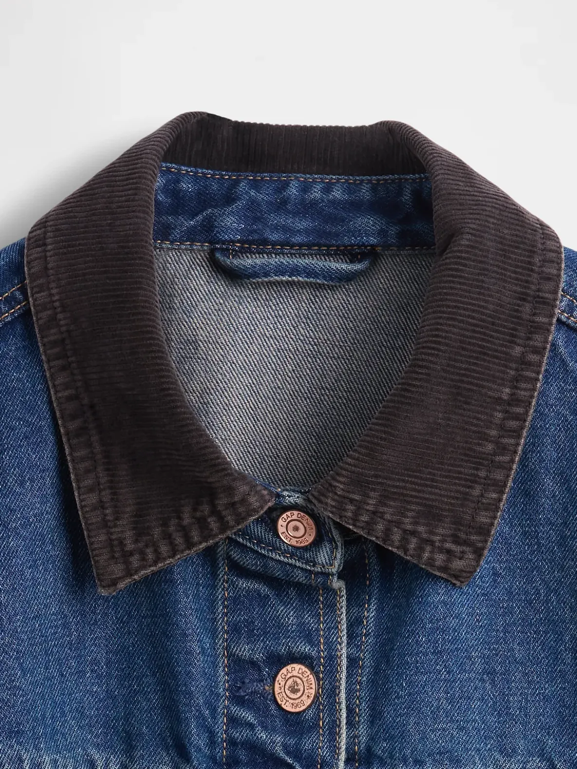 Fitted Longline Denim Jacket