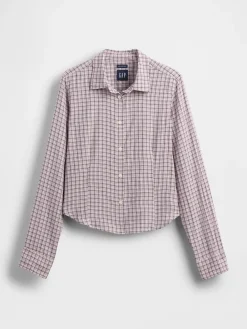 Flannel Fitted Plaid Shirt