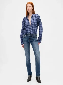 Flannel Fitted Plaid Shirt