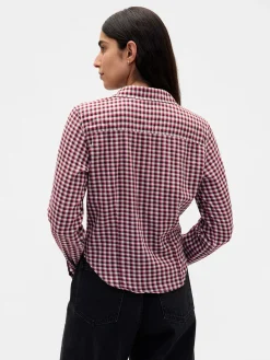 Flannel Fitted Plaid Shirt