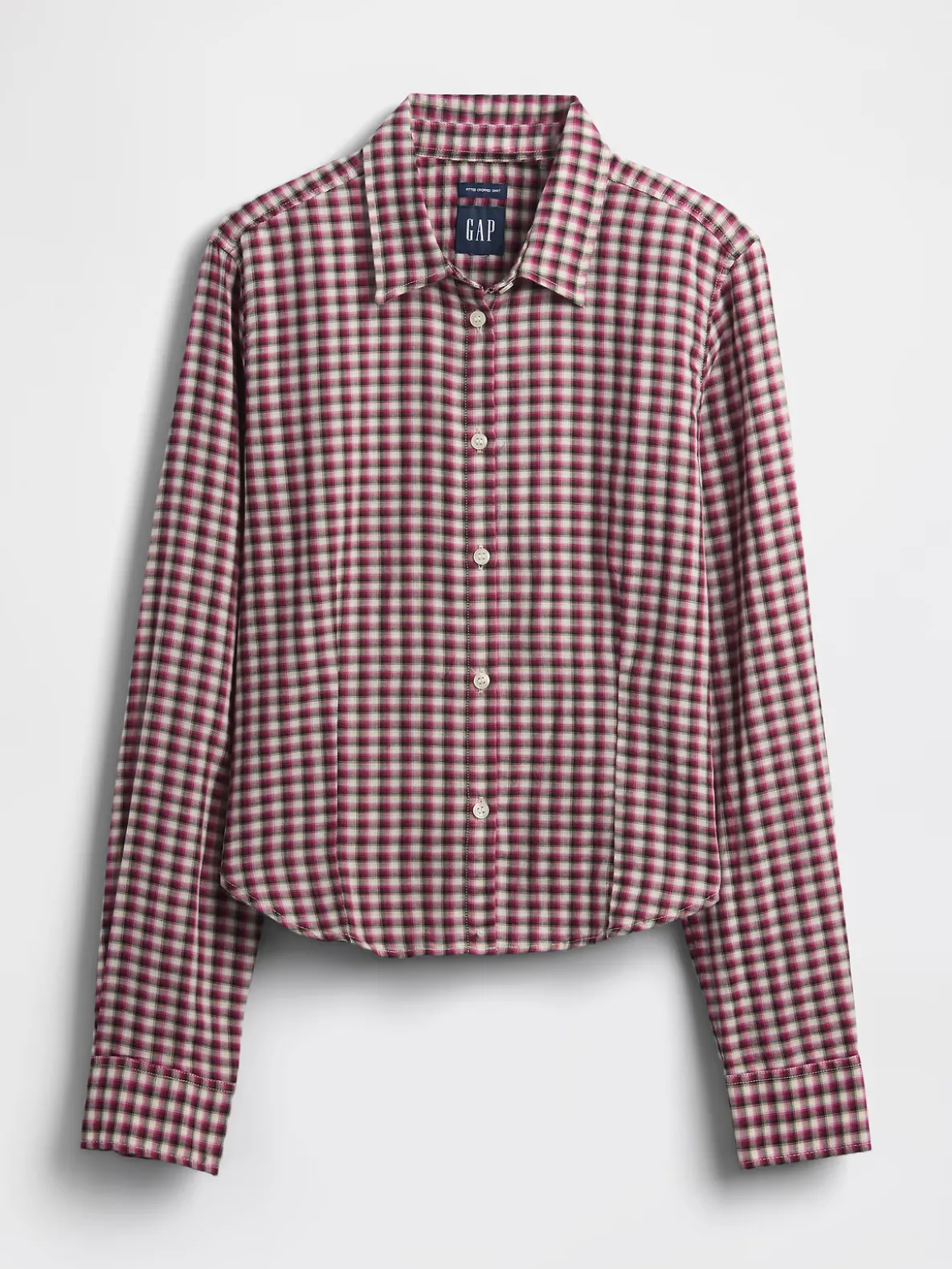 Flannel Fitted Plaid Shirt