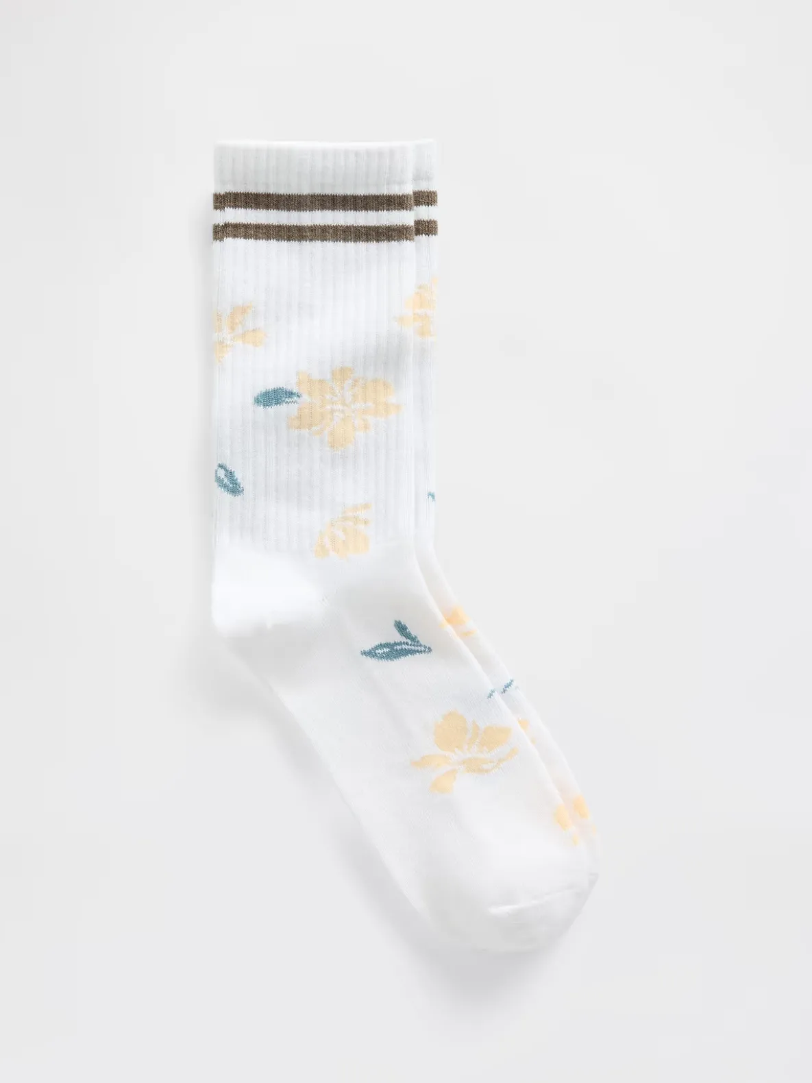 Floral Crew Socks