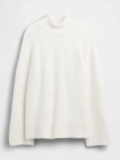 Fuzzy Oversized Turtleneck Sweater