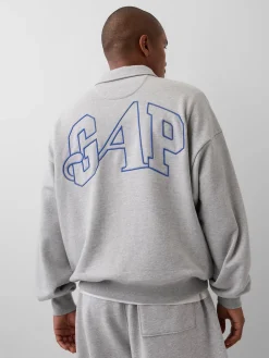 Gap × Awake NY Heavyweight Oversized Quarter-Zip Pullover
