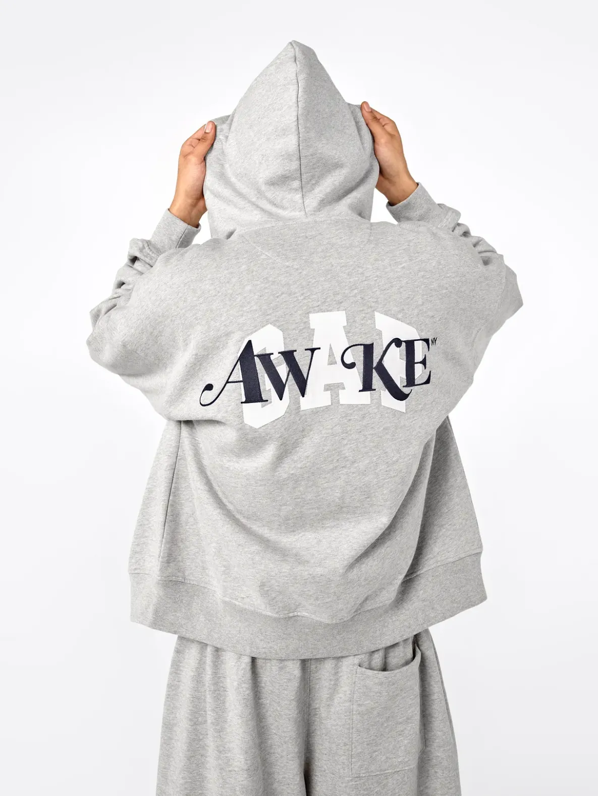 Gap × Awake NY Heavyweight Oversized Logo Zip Hoodie