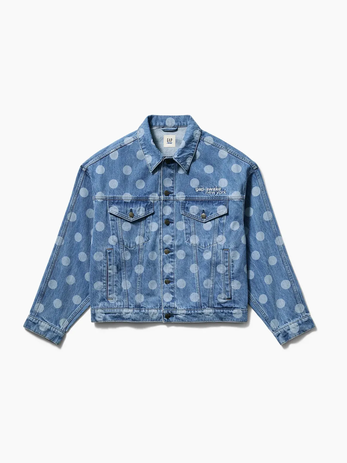 Gap × Awake NY Oversized Dotted Icon Denim Jacket