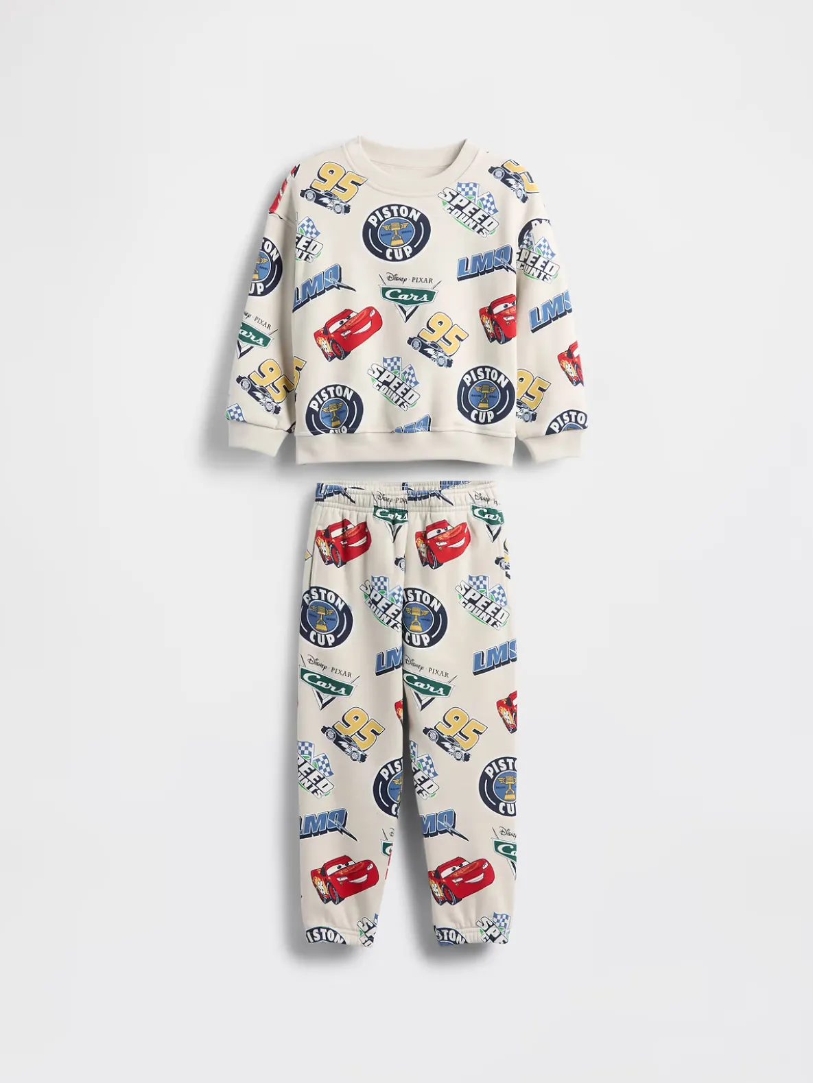 Gap × Disney Baby & Toddler VintageSoft Cars Sweat Set