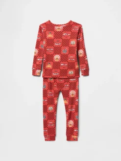 Gap × Disney Baby & Toddler Cars Organic Brushed Cotton PJ Set